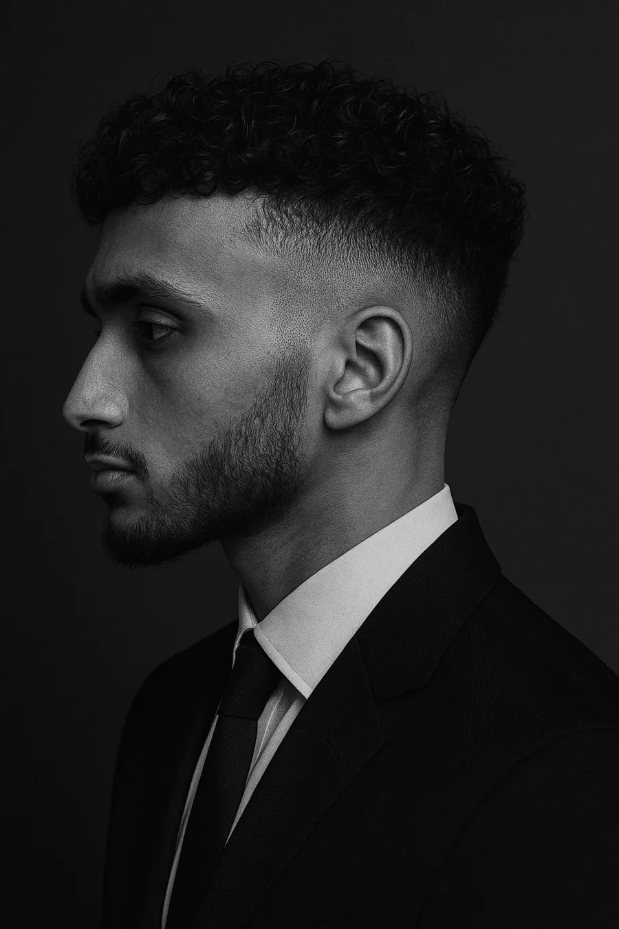 Portrait en noir et blanc de Soufiane Mabrouki, fondateur de l’agence Adsflow