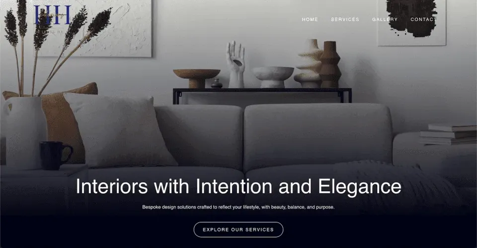 เว็บไซต์ Heather Hall Interiors