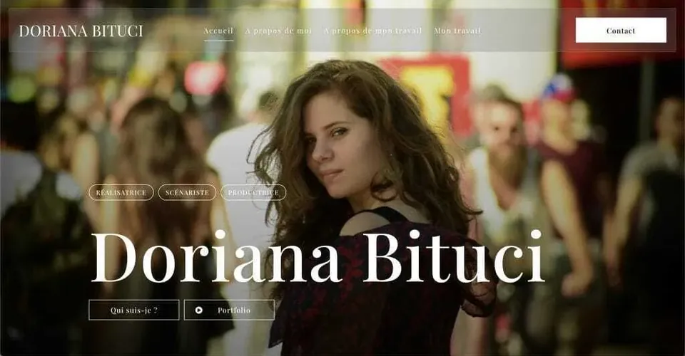 Site internet Doriana Bituci