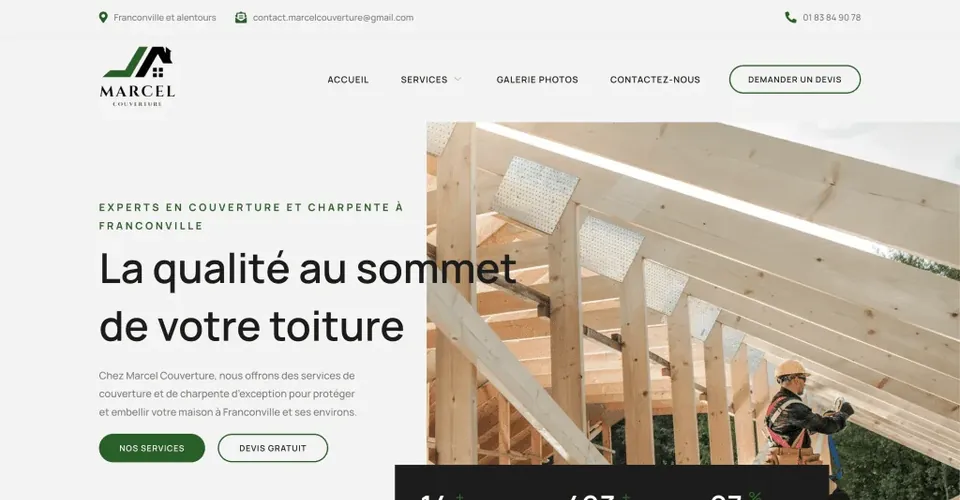 Site internet Marcel Couverture