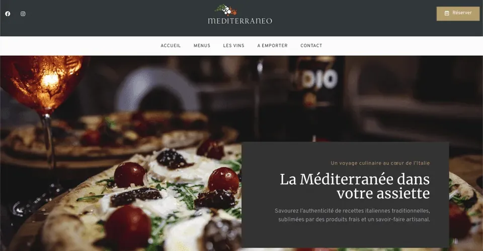 Site internet Mediterraneo